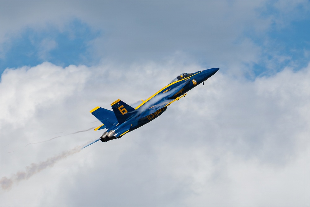 Blue Angels perform at Naval Air Station Patuxent River Air Show