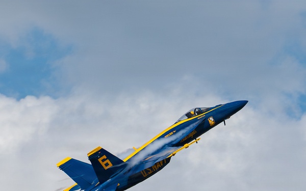 Blue Angels perform at Naval Air Station Patuxent River Air Show
