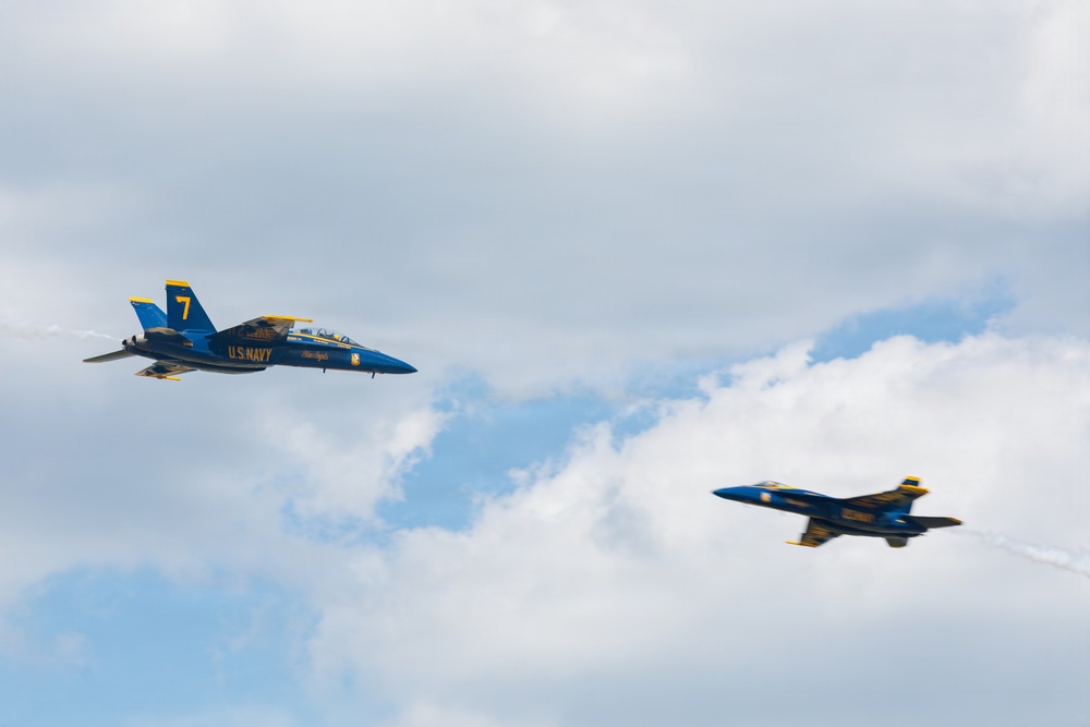 Blue Angels perform at Naval Air Station Patuxent River Air Show