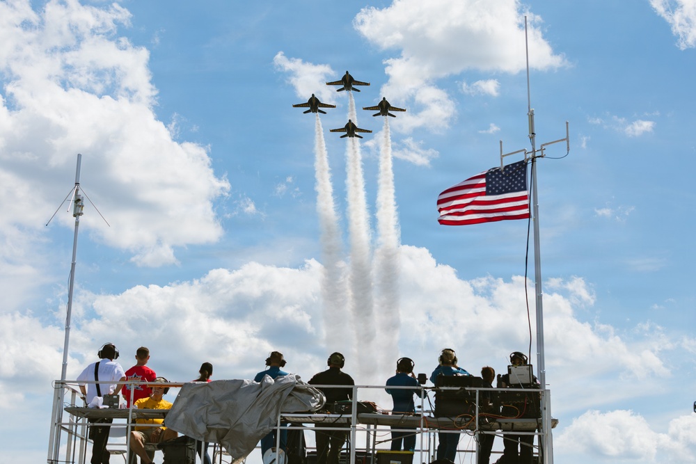 Blue Angels perform at Naval Air Station Patuxent River Air Show