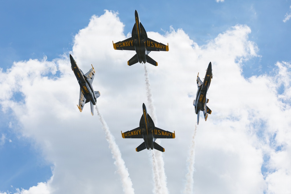 Blue Angels perform at Naval Air Station Patuxent River Air Show