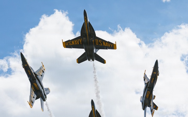 Blue Angels perform at Naval Air Station Patuxent River Air Show