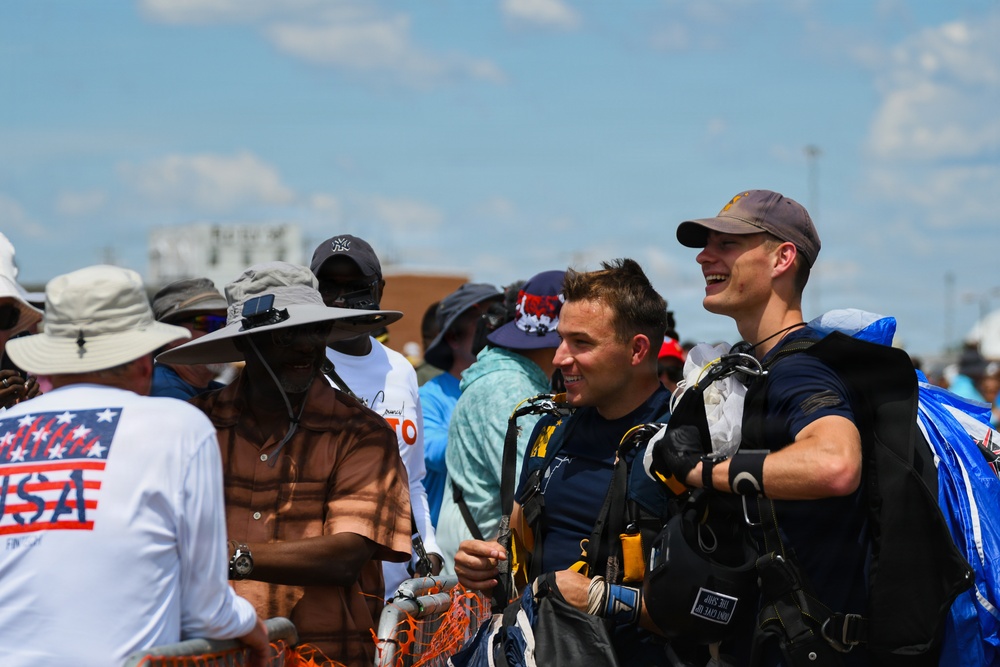 The Skygoats perform at Naval Air Station Patuxent River Air Show