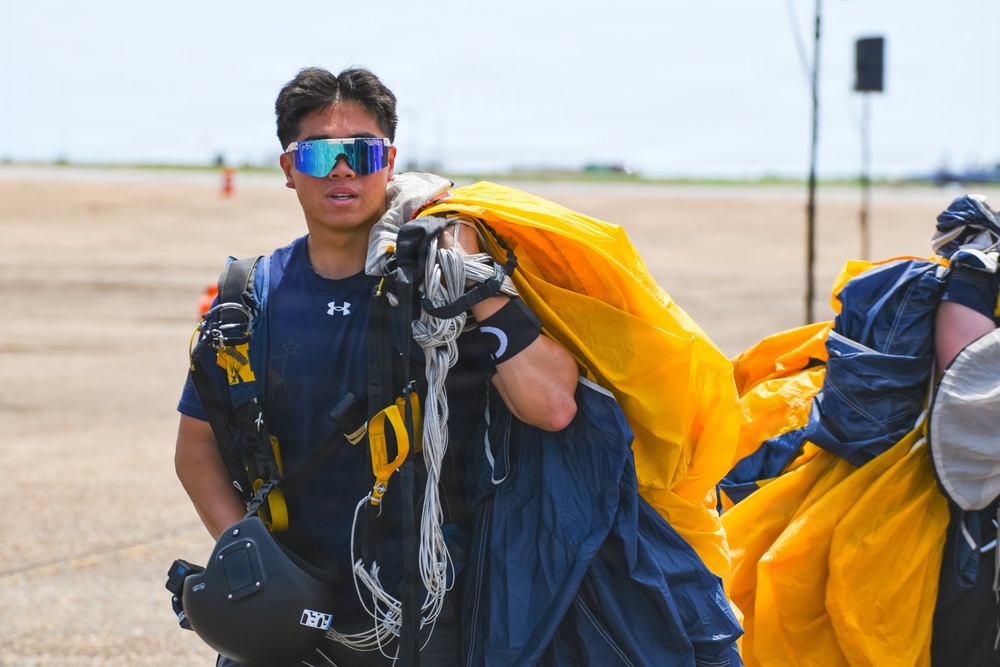 The Skygoats perform at Naval Air Station Patuxent River Air Show