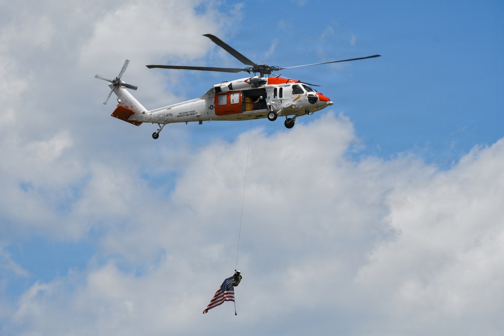 Naval Air Station Patuxent River Station Search and rescue perform at Naval Air Station Patuxent River Air Show