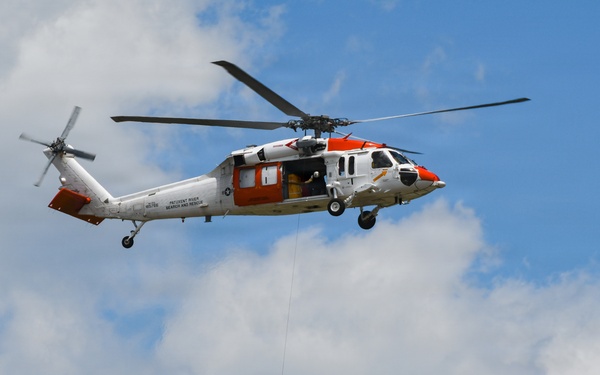 Naval Air Station Patuxent River Station Search and rescue perform at Naval Air Station Patuxent River Air Show