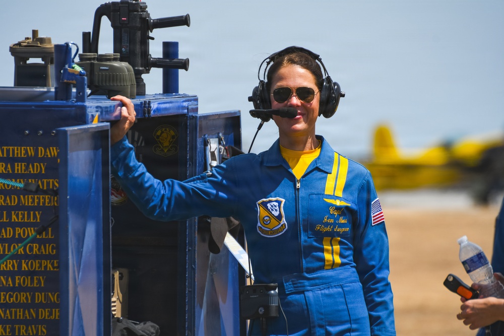 Blue Angels perform at Naval Air Station Patuxent River Air Show