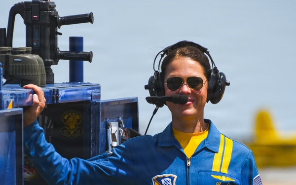 Blue Angels perform at Naval Air Station Patuxent River Air Show