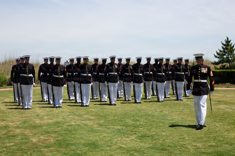 Sail 250 Virgina Silent drill Platoon
