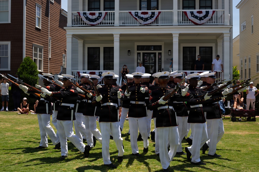 Sail 250 Virgina Silent drill Platoon