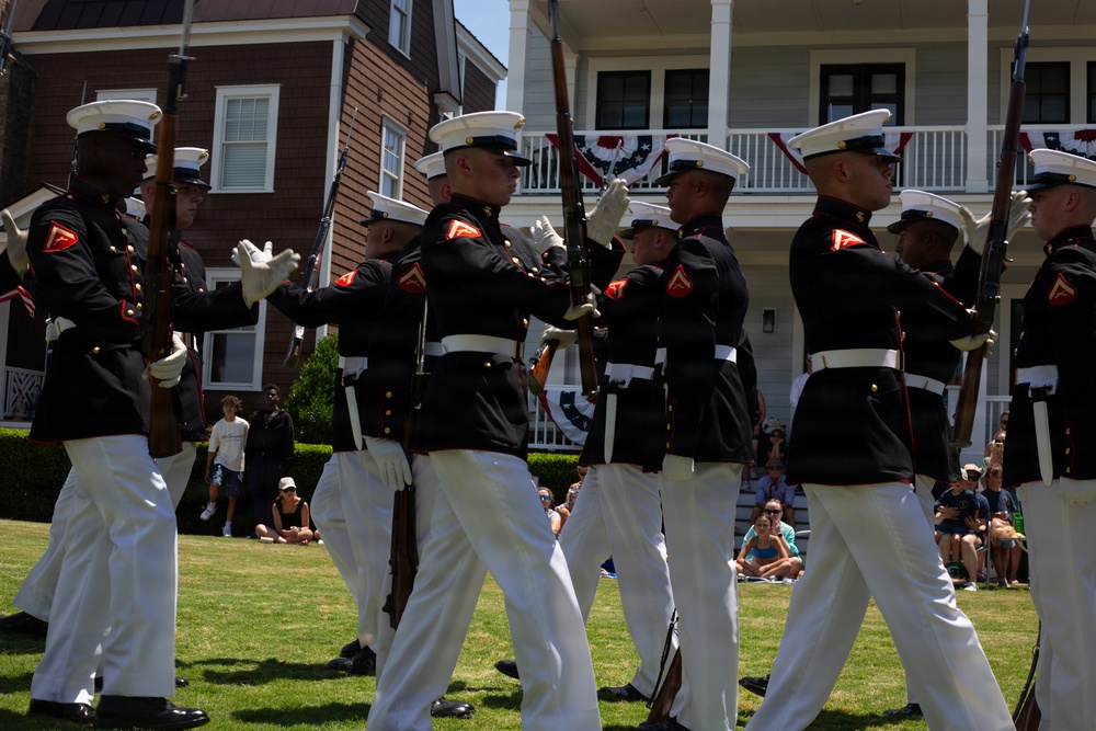Sail 250 Virgina Silent drill Platoon