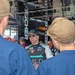 USS Greeneville Sailors meet NASCAR driver Brad Keselowski