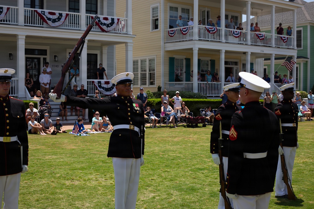 Sail 250 Virgina Silent drill Platoon