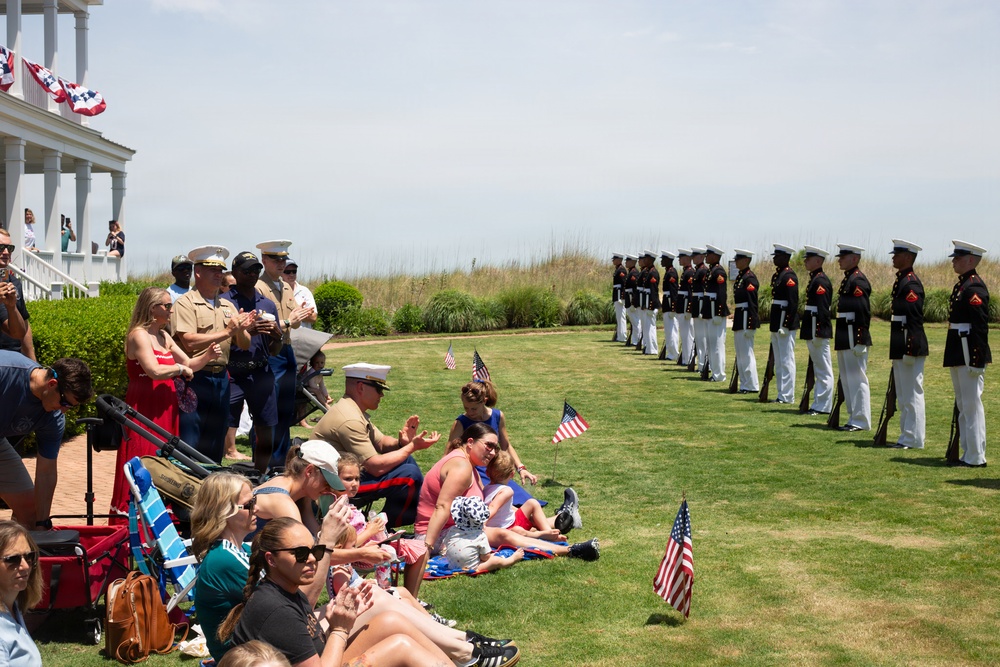 Sail 250 Virgina Silent drill Platoon