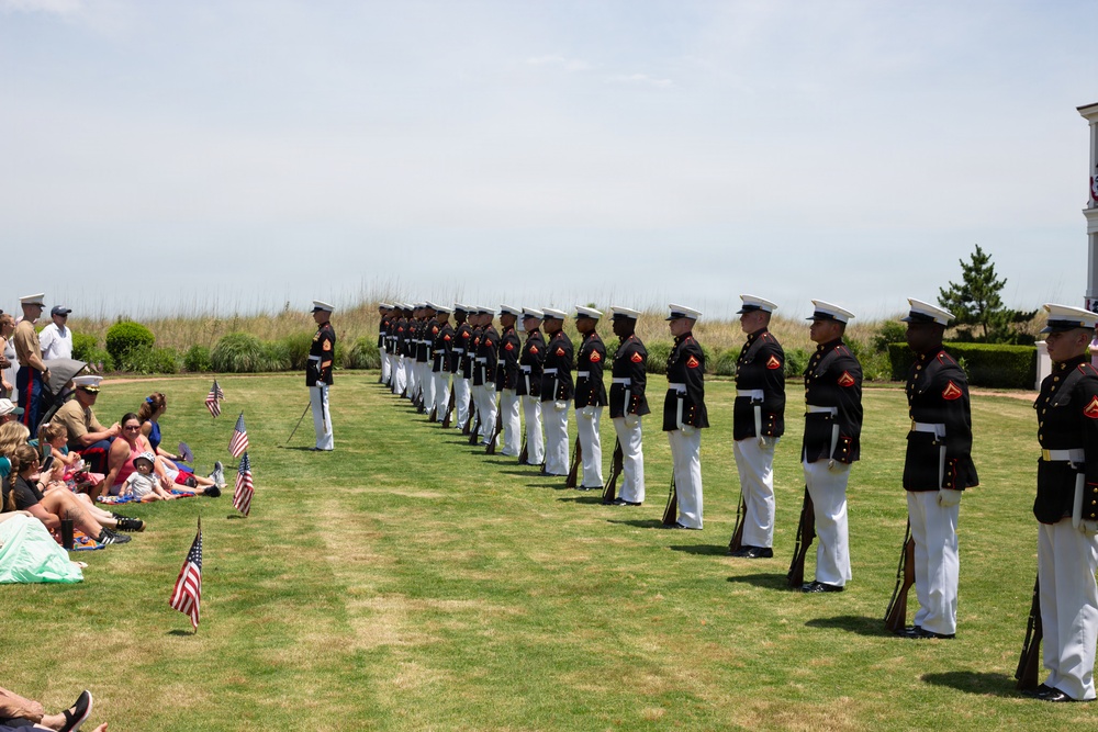 Sail 250 Virgina Silent drill Platoon