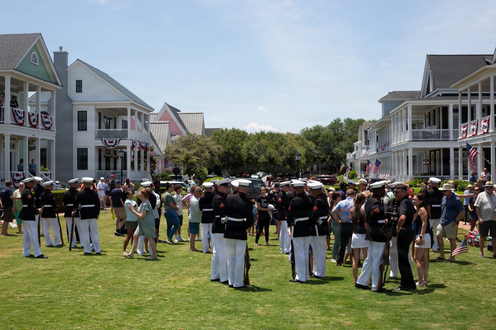 Sail 250 Virgina Silent drill Platoon