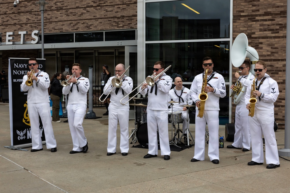 Sailors Visit the College World Series Final During Omaha Navy Week