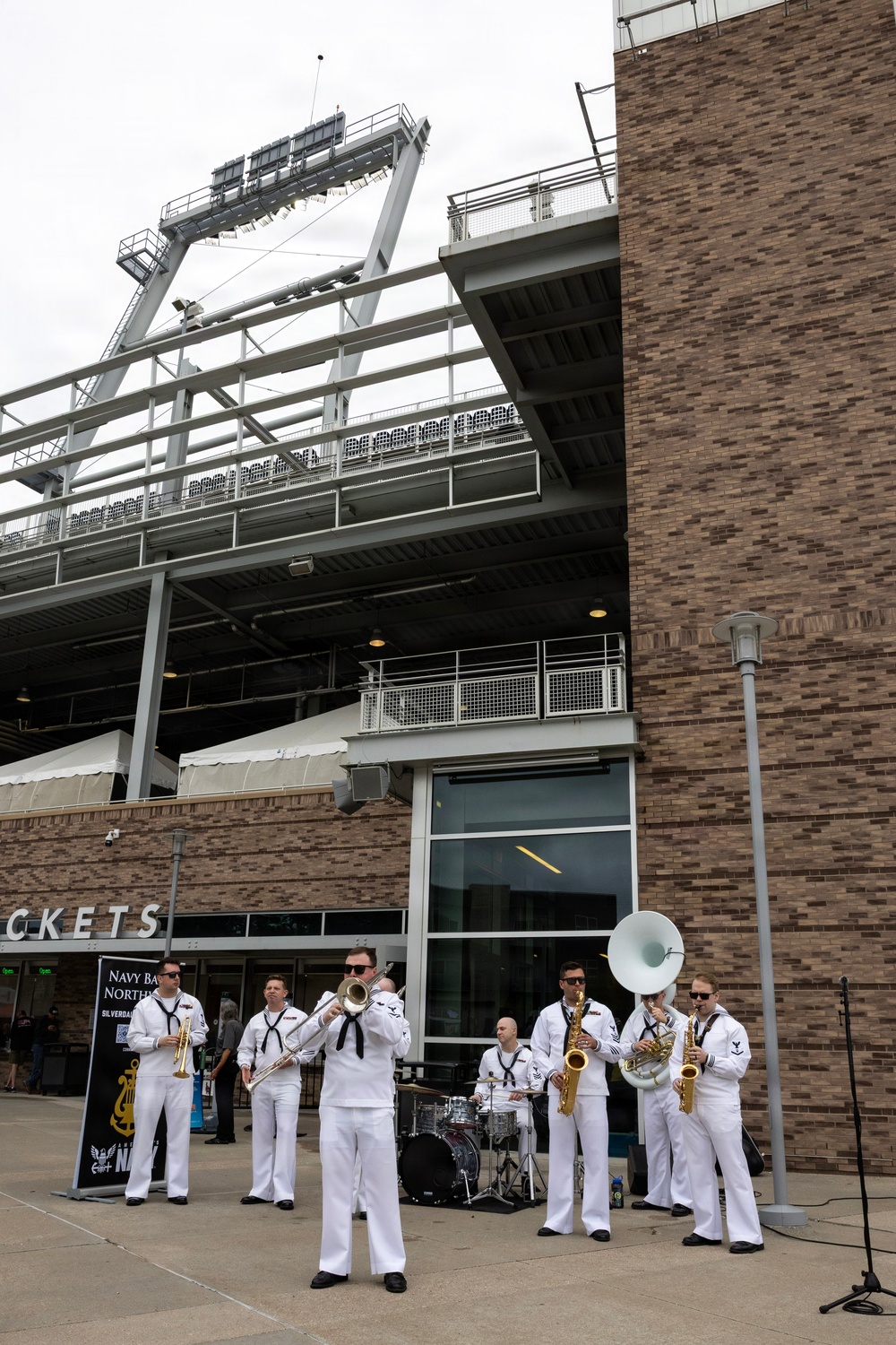 Sailors Visit the College World Series Final During Omaha Navy Week