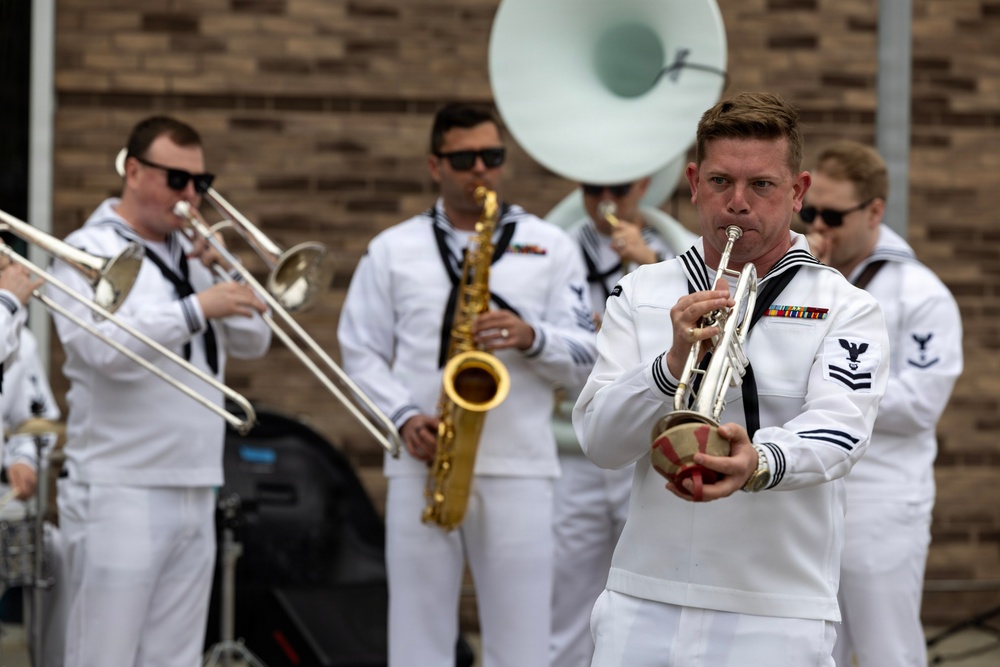 Sailors Visit the College World Series Final During Omaha Navy Week