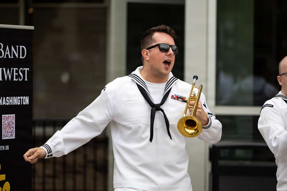 Sailors Visit the College World Series Final During Omaha Navy Week