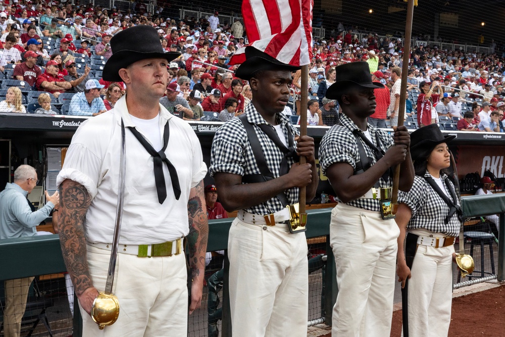 Sailors Visit the College World Series Final During Omaha Navy Week