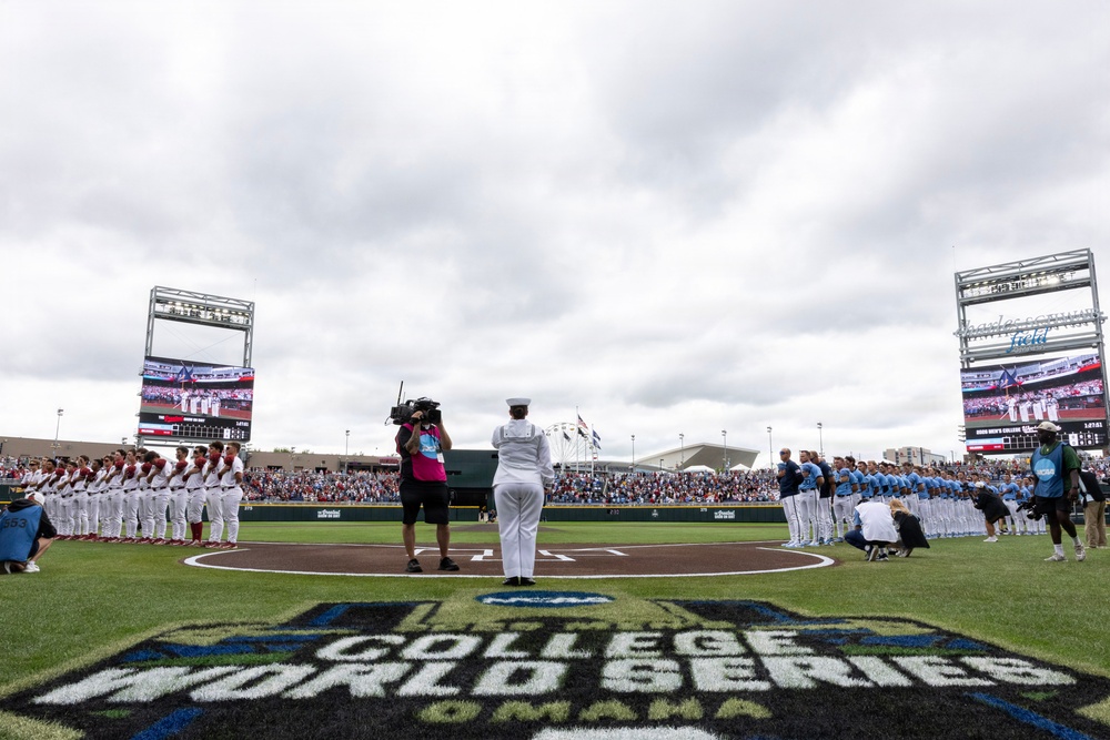 Sailors Visit the College World Series Final During Omaha Navy Week