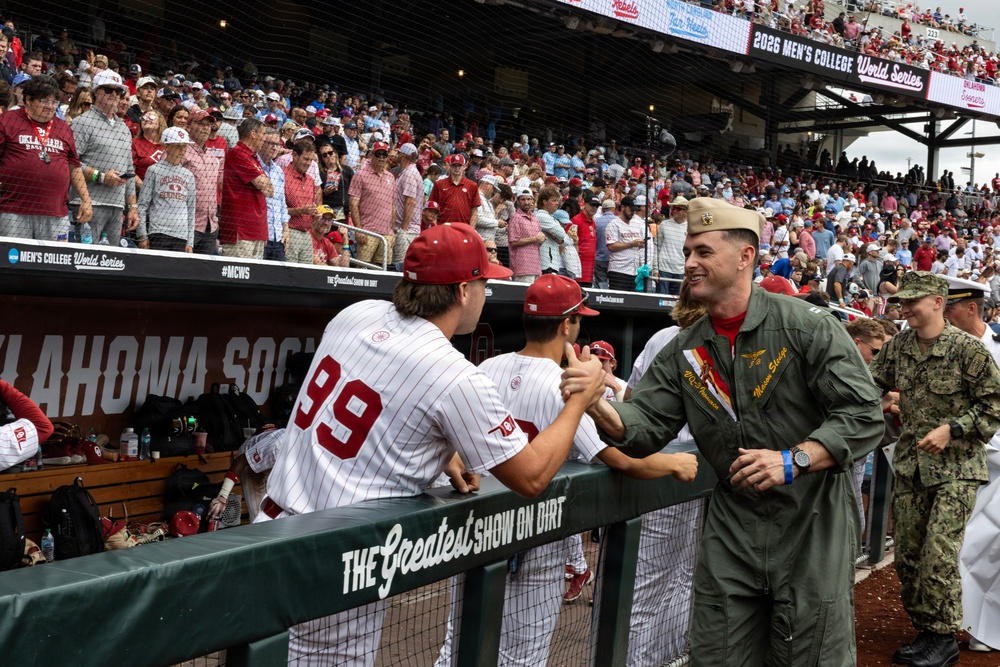 Sailors Visit the College World Series Final During Omaha Navy Week