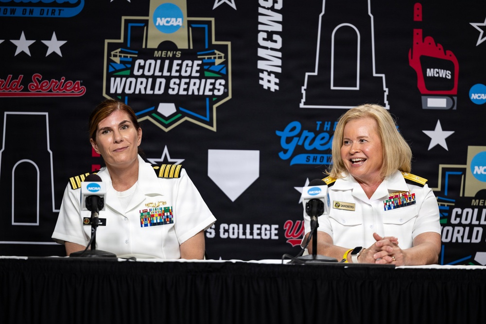 Sailors Visit the College World Series Final During Omaha Navy Week