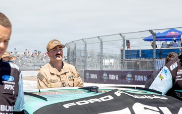 USS Greeneville (SSN 772) Sailors meet NASCAR driver Brad Keselowski