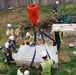 CFAY, NAVFAC Remove Decorative Sign for Water Line Repair