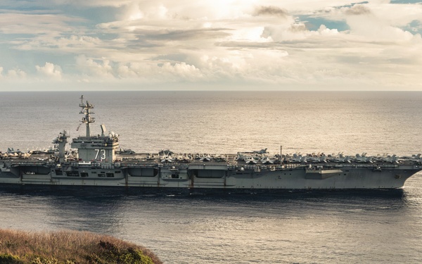 USS George Washington Arrives in Guam