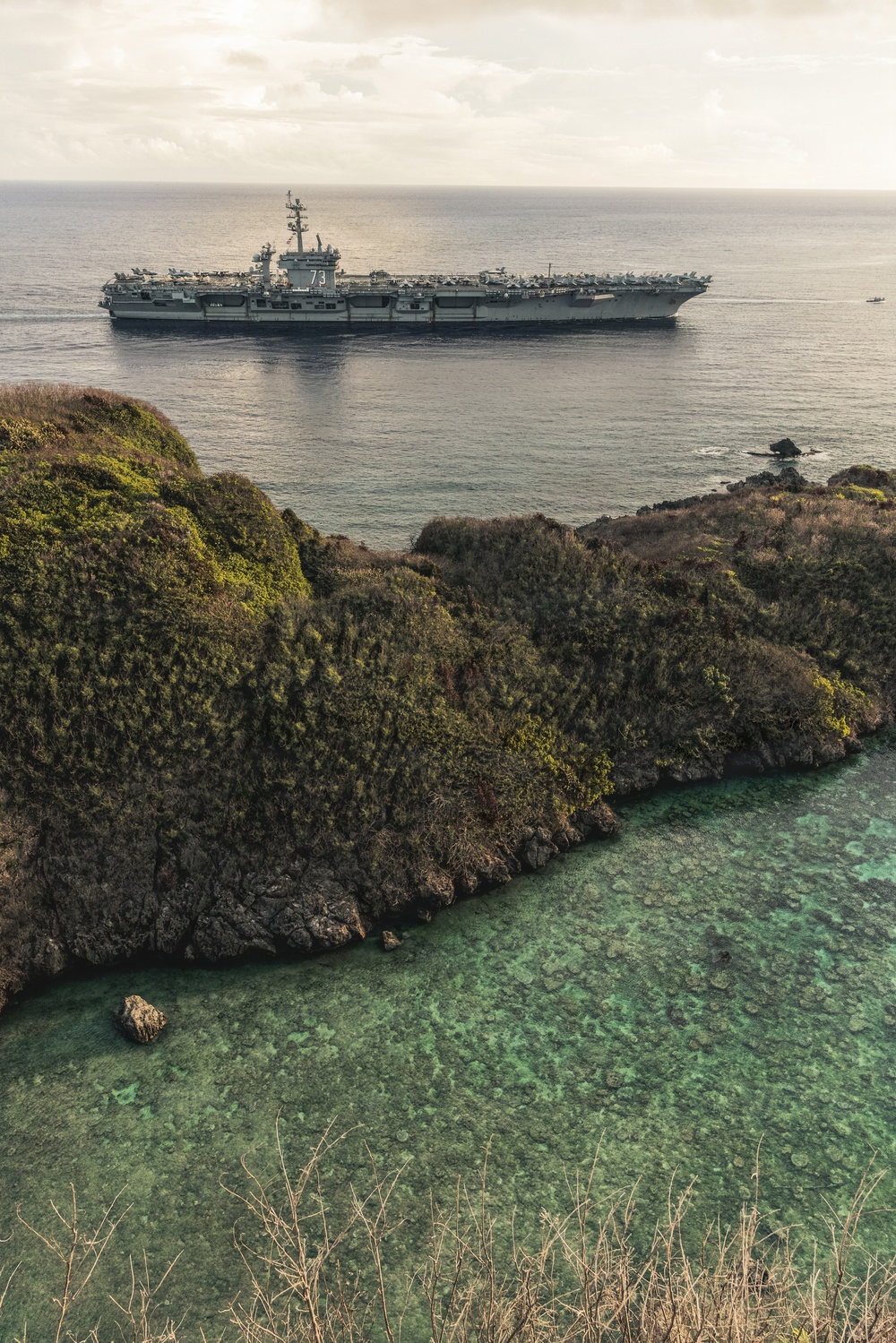 USS George Washington Arrives in Guam