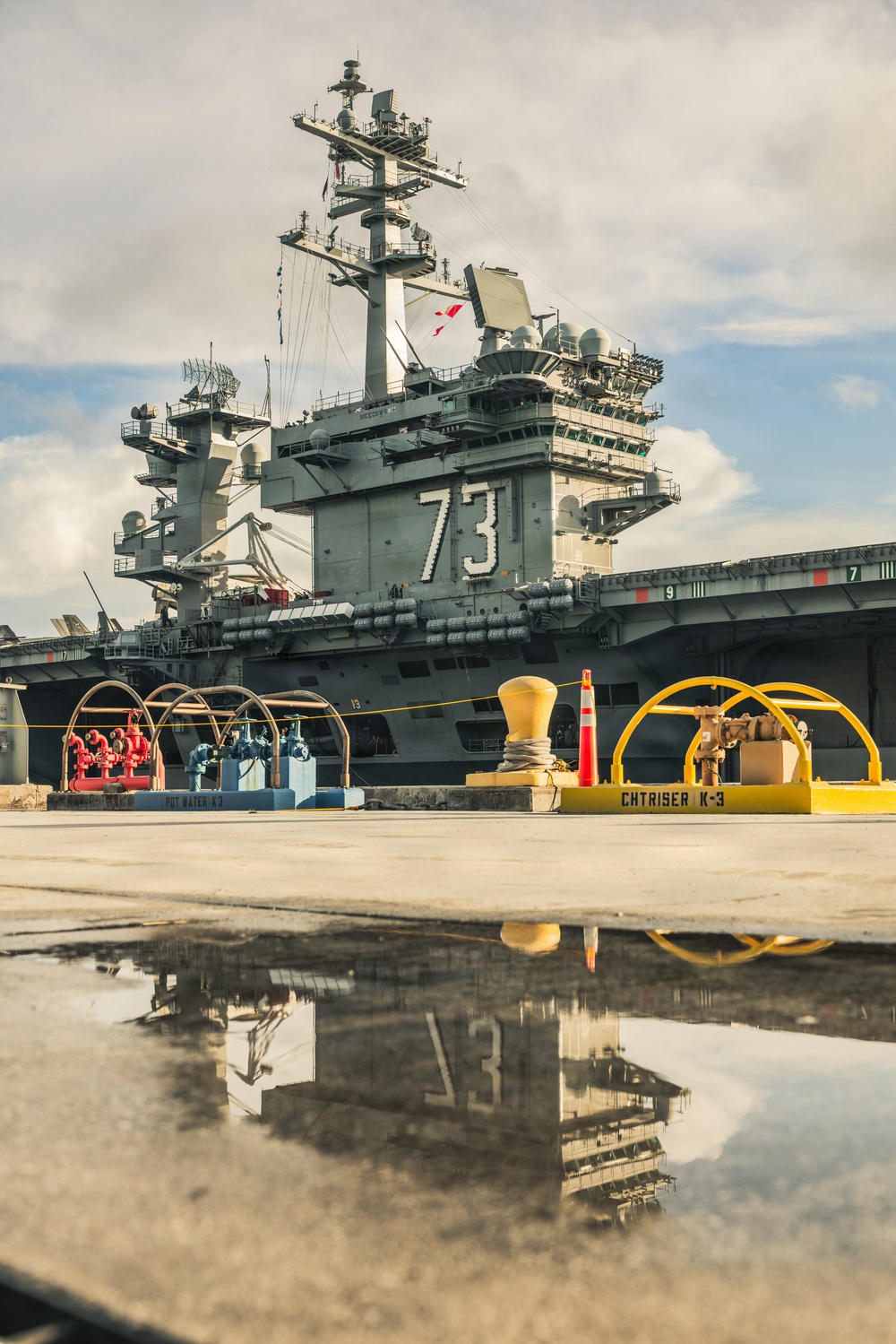 USS George Washington Arrives in Guam