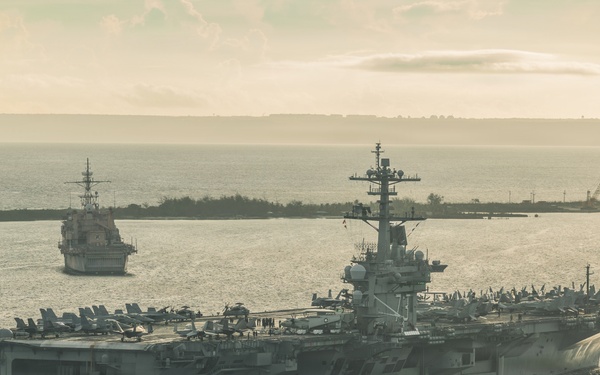 USS George Washington Arrives in Guam
