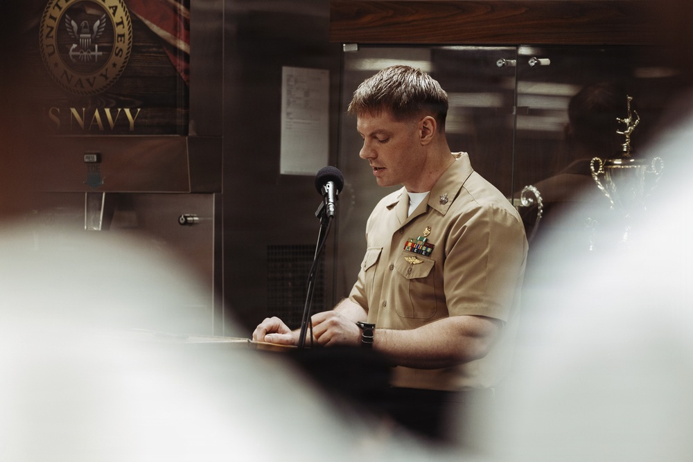 11th MEU Marines, Sailors Hold Cake Cutting Ceremony for Hospital Corps’ 128th Birthday