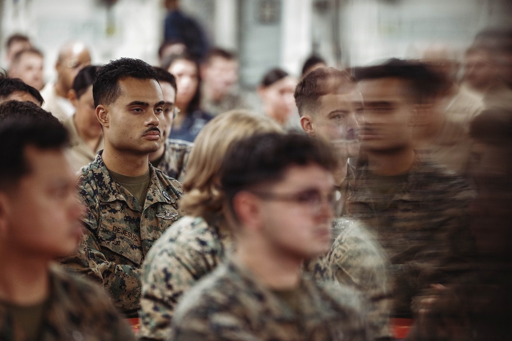 11th MEU Marines, Sailors Hold Cake Cutting Ceremony for Hospital Corps’ 128th Birthday