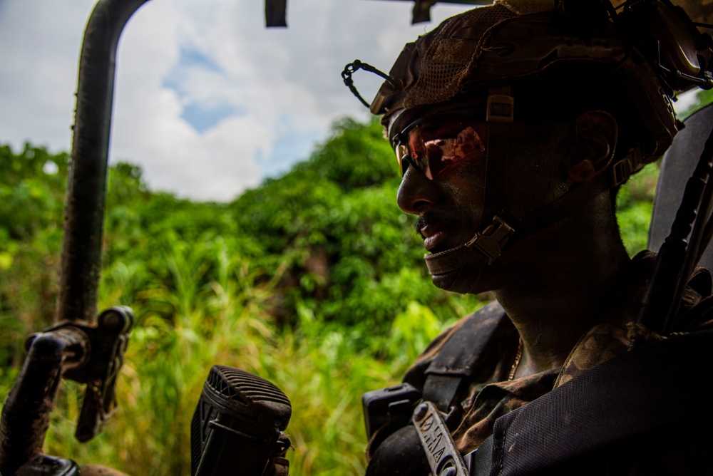 3rd Littoral Combat Team participates in a jungle survival exercise in the Philippines