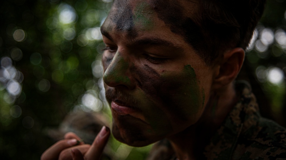 3rd Littoral Combat Team participates in a jungle survival exercise in the Philippines
