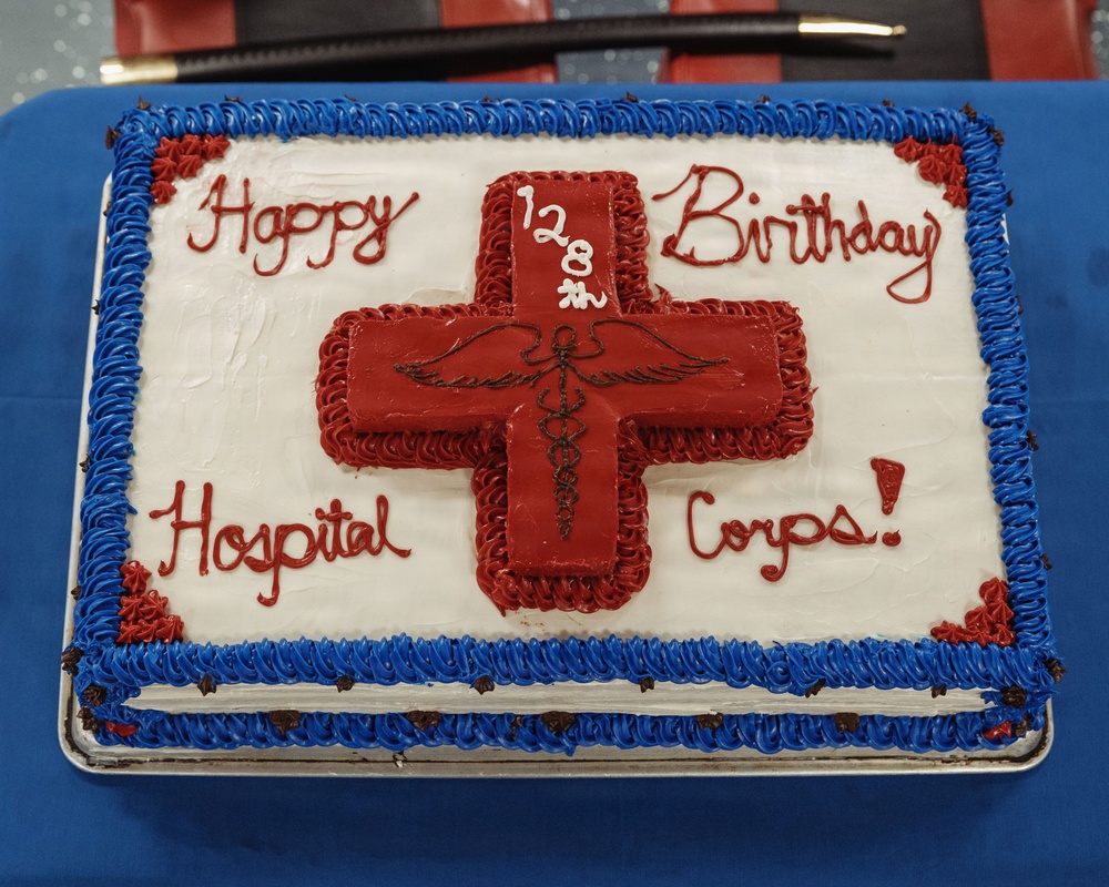 11th MEU Marines, Sailors Hold Cake Cutting Ceremony for Hospital Corps’ 128th Birthday