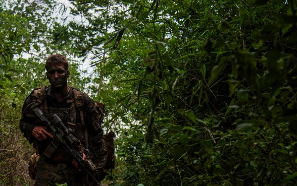 3rd Littoral Combat Team participates in a jungle survival exercise in the Philippines