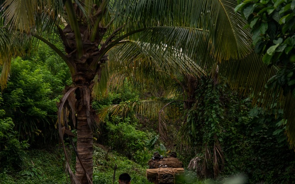 3rd Littoral Combat Team participates in a jungle survival exercise in the Philippines