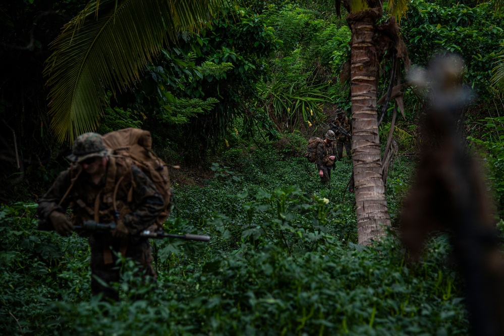 3rd Littoral Combat Team participates in a jungle survival exercise in the Philippines