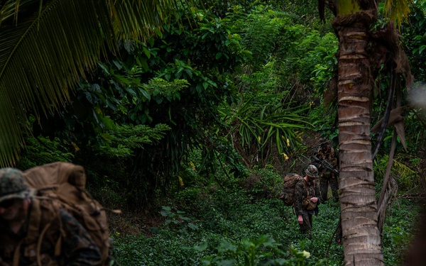 3rd Littoral Combat Team participates in a jungle survival exercise in the Philippines