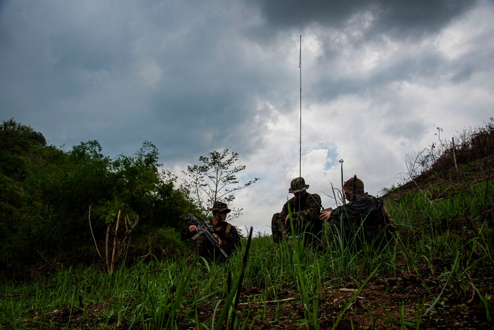3rd Littoral Combat Team participates in a jungle survival exercise in the Philippines