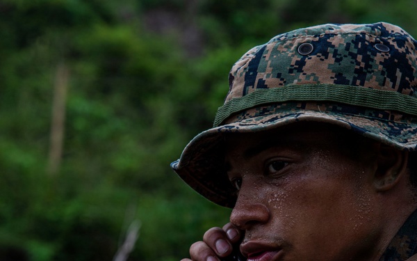 3rd Littoral Combat Team participates in a jungle survival exercise in the Philippines