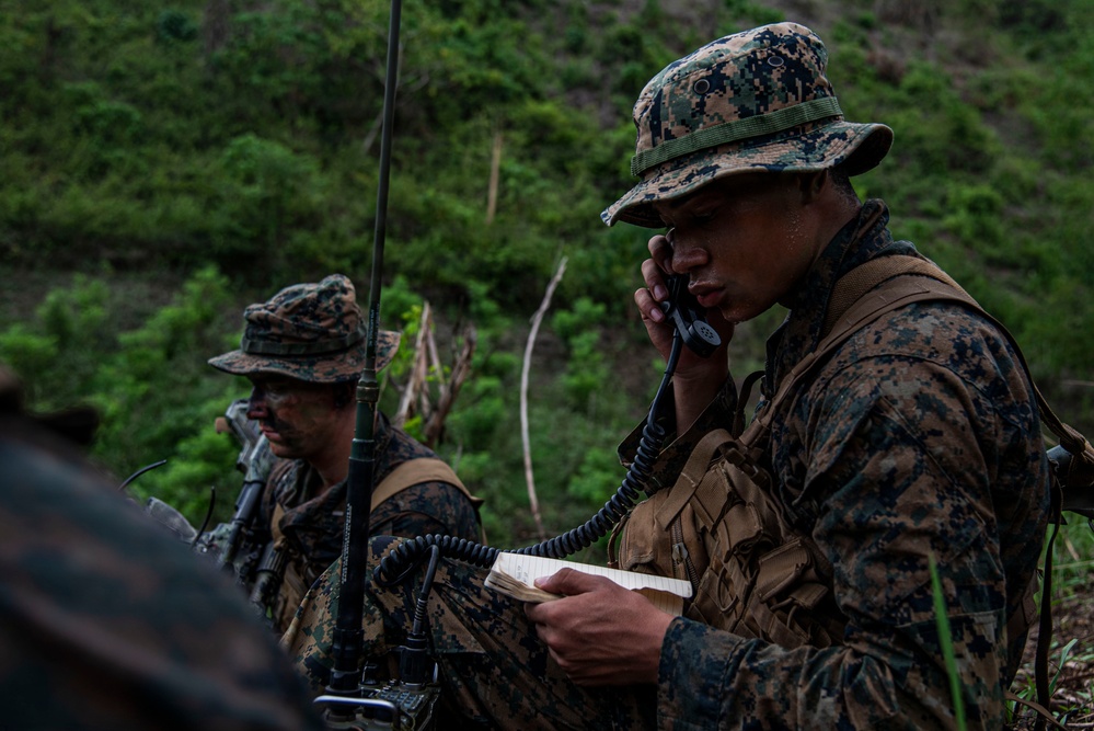 3rd Littoral Combat Team participates in a jungle survival exercise in the Philippines