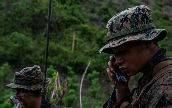 3rd Littoral Combat Team participates in a jungle survival exercise in the Philippines