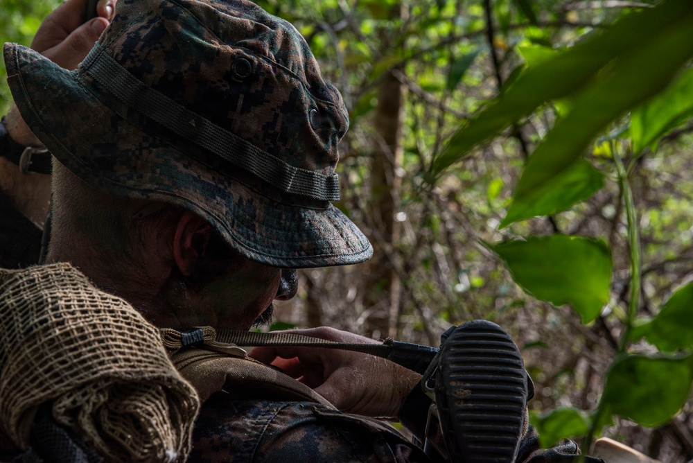 3rd Littoral Combat Team participates in a jungle survival exercise in the Philippines