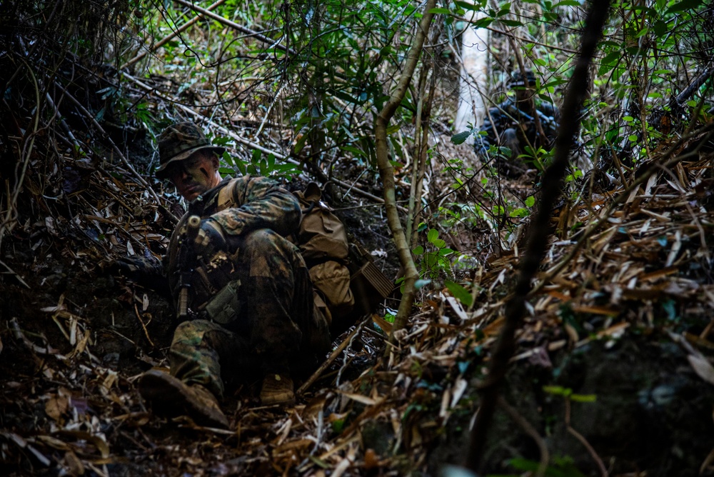 3rd Littoral Combat Team participates in a jungle survival exercise in the Philippines