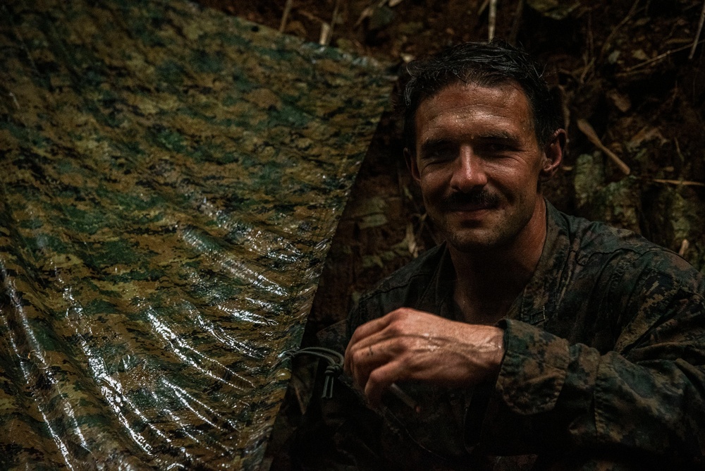 3rd Littoral Combat Team participates in a jungle survival exercise in the Philippines